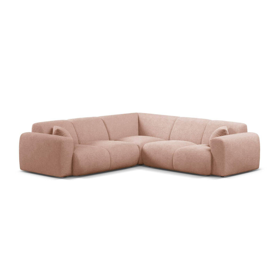 Symmetrische hoekbank Molino bouclé | Micadoni Home Symmetrische hoekbank Molino bouclé | Micadoni Home afbeelding 1