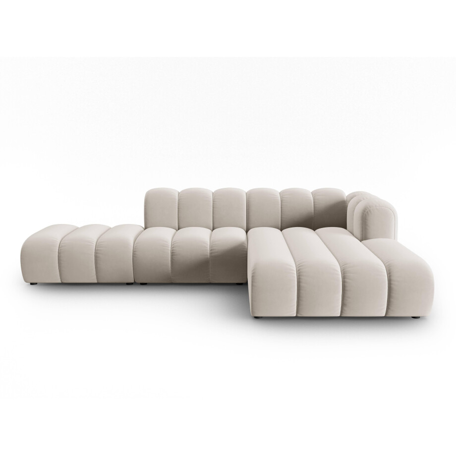 5-zits hoekbank open Lupine rechts velvet | Micadoni 5-zits hoekbank open Lupine rechts velvet | Micadoni afbeelding 1