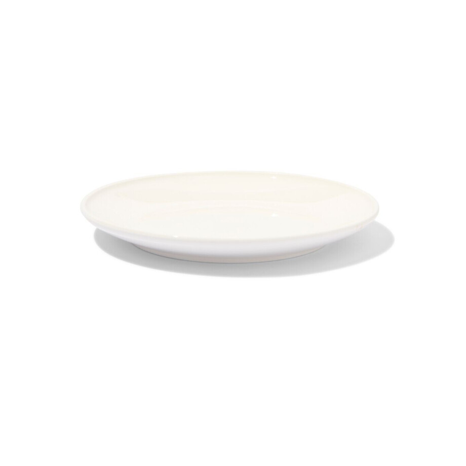 HEMA HEMA Gebaksbord Ø16cm Rome New Bone Wit (wit) HEMA HEMA Gebaksbord Ø16cm Rome New Bone Wit (wit) afbeelding 1