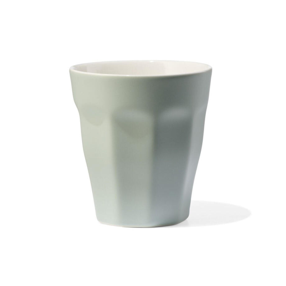 HEMA HEMA Mok 250ml Mirabeau Aardewerk Mat Lichtgroen (lichtgroen) afbeelding 1