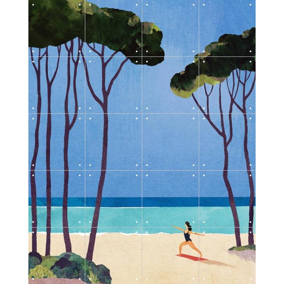 IXXI Yoga Girl, Henry Rivers - 80 x 100 cm - Gratis ophangtool - Grote wanddecoratie en posters - Grafisch Ontwerp, Speels, Kleurrijk, Illustraties IXXI Yoga Girl, Henry Rivers - 80 x 100 cm - Gratis ophangtool - Grote wanddecoratie en posters - Grafisch Ontwerp, Speels, Kleurrijk, Illustraties afbeelding 1