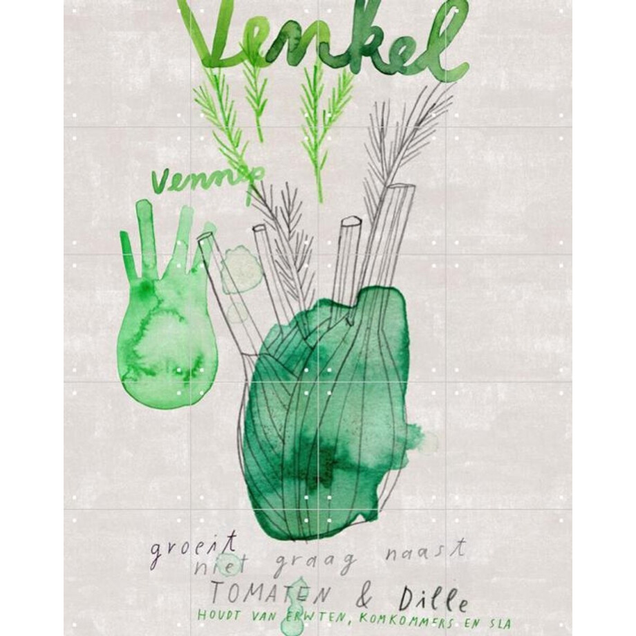 IXXI Venkel, Signorinah - 80 x 100 cm - Gratis ophangtool - Grote wanddecoratie en posters - Aquarel, Illustraties, Line art, Eetkamer, Woonkamer IXXI Venkel, Signorinah - 80 x 100 cm - Gratis ophangtool - Grote wanddecoratie en posters - Aquarel, Illustraties, Line art, Eetkamer, Woonkamer afbeelding 1