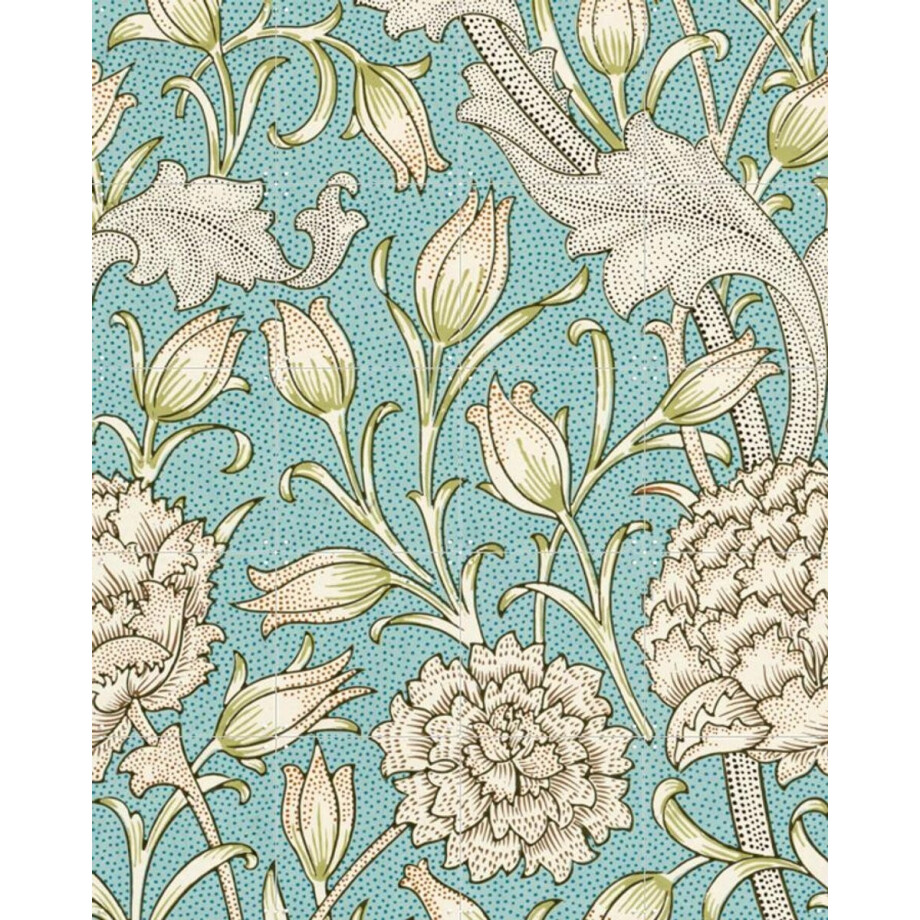 IXXI Wild Tulip, William Morris & Victoria and Albert Museum - 80 x 100 cm - Gratis ophangtool - Grote wanddecoratie en posters - Illustraties IXXI Wild Tulip, William Morris & Victoria and Albert Museum - 80 x 100 cm - Gratis ophangtool - Grote wanddecoratie en posters - Illustraties afbeelding 1