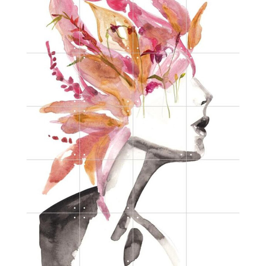 IXXI Rosa and all Colours of the Rainbow, Victoria Verbaan - 80 x 100 cm - Gratis ophangtool - Grote wanddecoratie en posters - Abstract, Aquarel IXXI Rosa and all Colours of the Rainbow, Victoria Verbaan - 80 x 100 cm - Gratis ophangtool - Grote wanddecoratie en posters - Abstract, Aquarel afbeelding 1