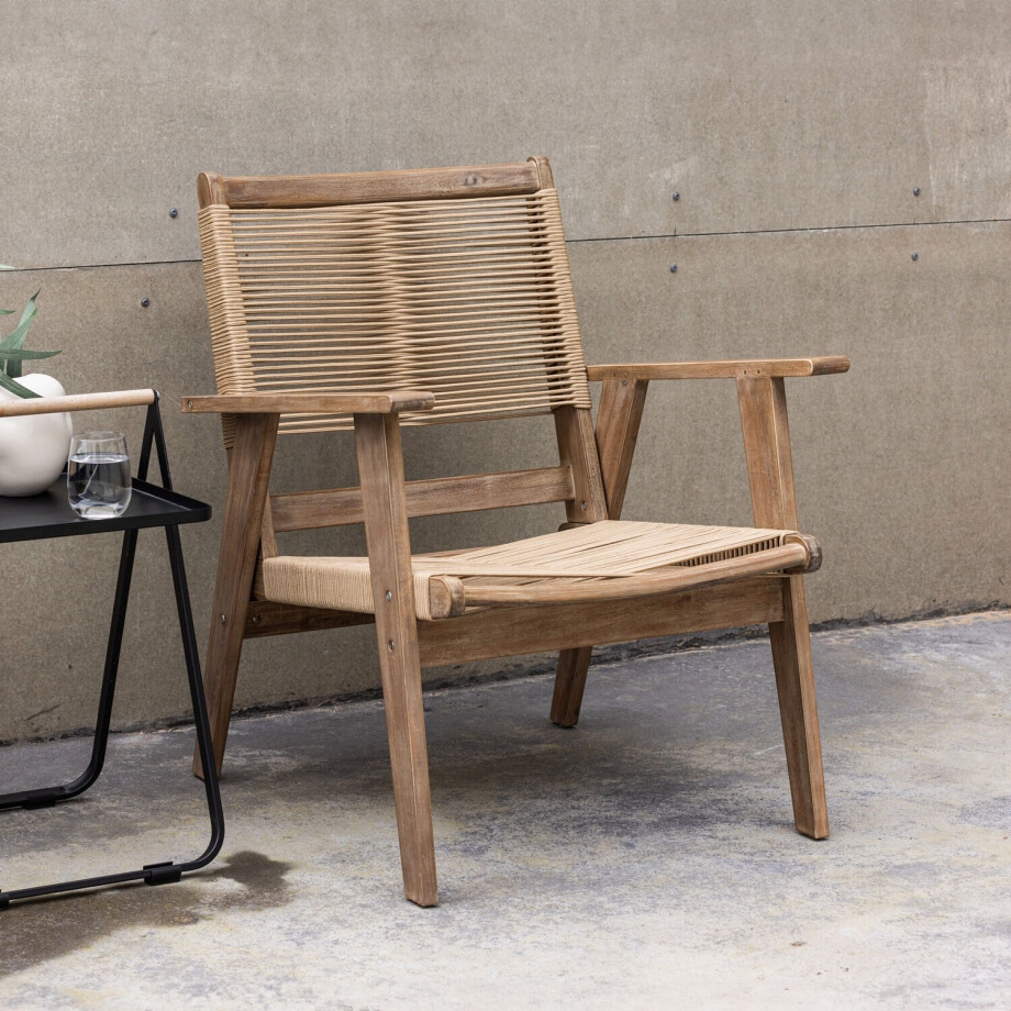 Nohr Outdoor Loungestoel 'Rashidah' Acaciahout afbeelding 1