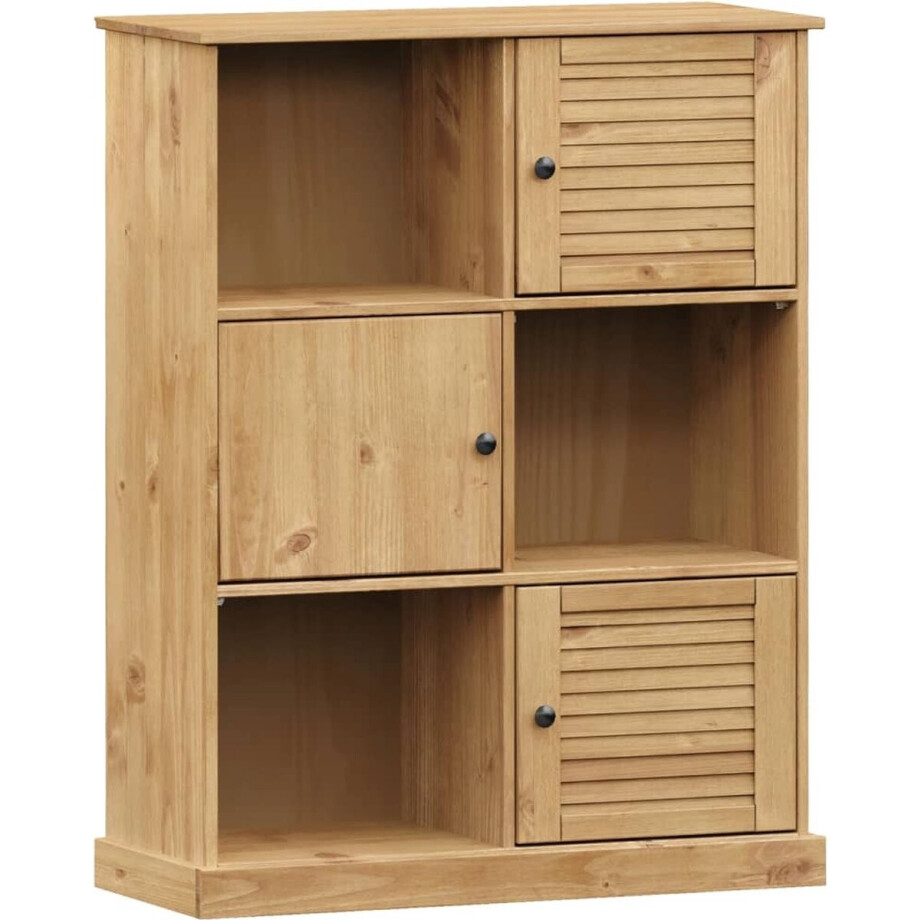 vidaXL - Boekenkast - VIGO - 90x35x114,5 - cm - massief - grenenhout vidaXL - Boekenkast - VIGO - 90x35x114,5 - cm - massief - grenenhout afbeelding 1