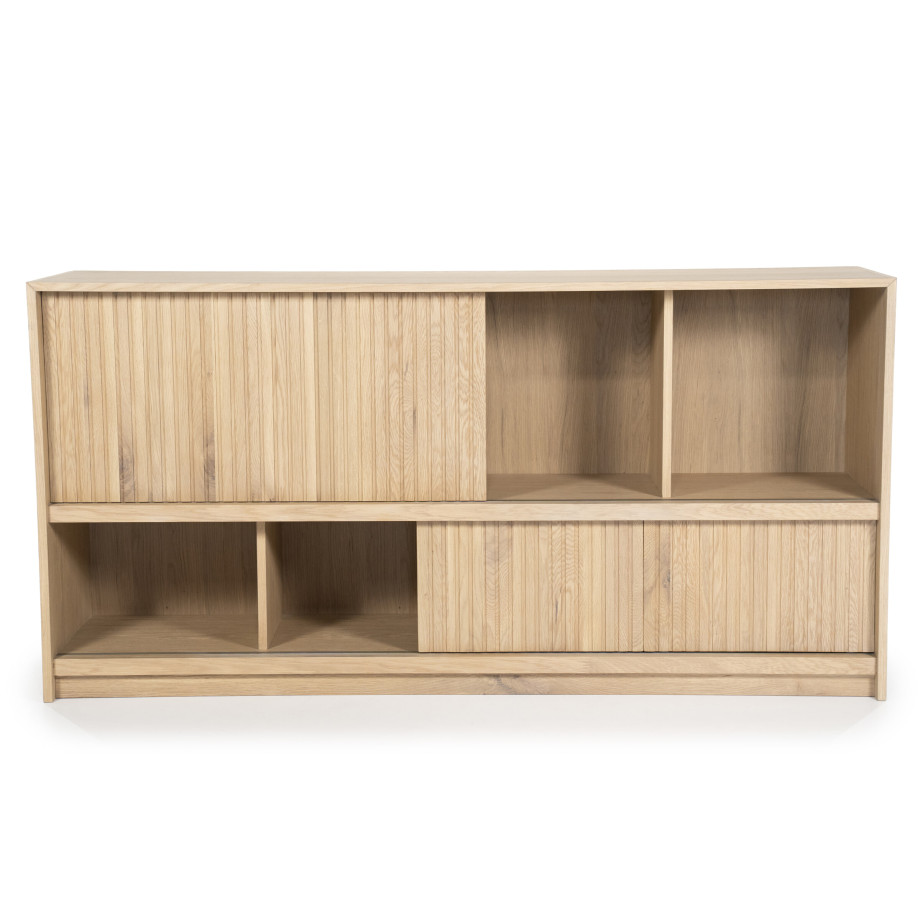 Eleonora Dressoir 'Milo' Eiken, 180cm, kleur Naturel afbeelding 1