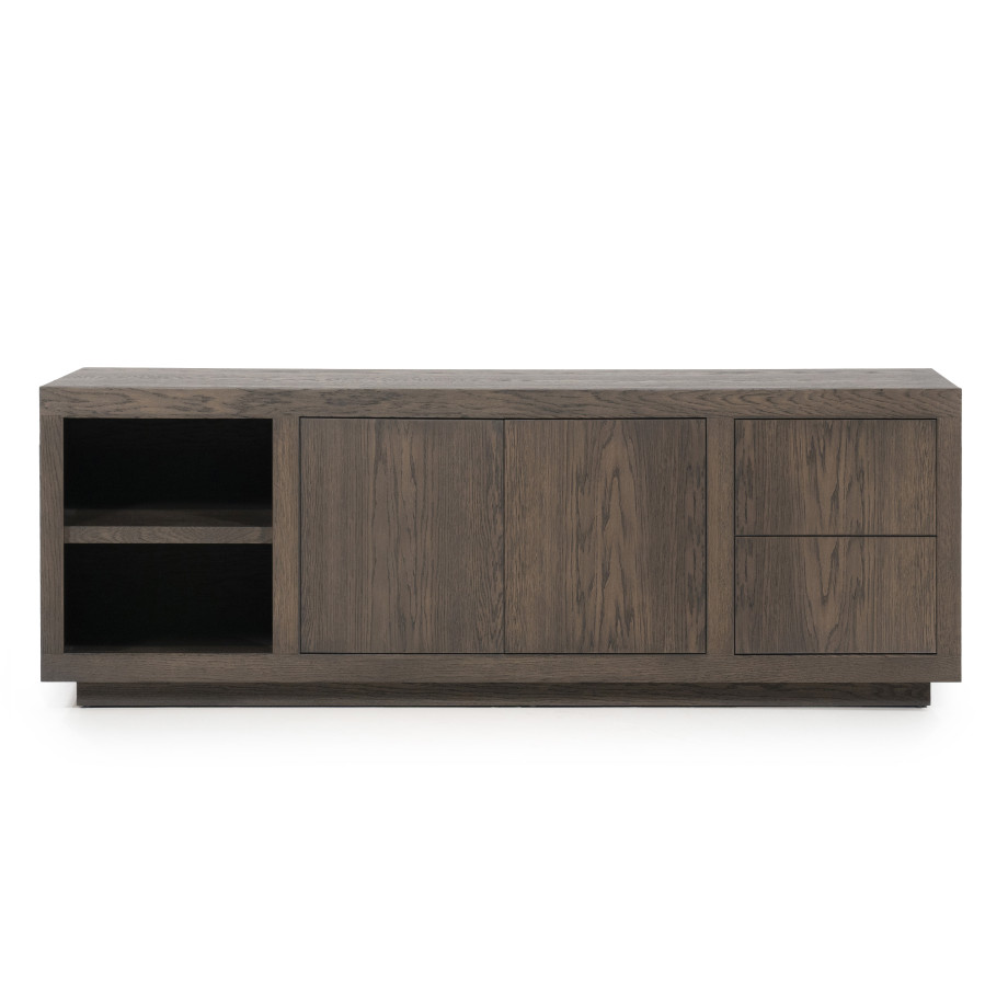 Eleonora Dressoir 'Helsinki' Eiken, 200cm, kleur Bruin afbeelding 1