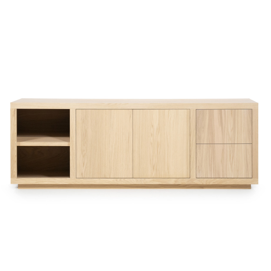 Eleonora Dressoir 'Helsinki' Eiken, 200cm, kleur Naturel afbeelding 1