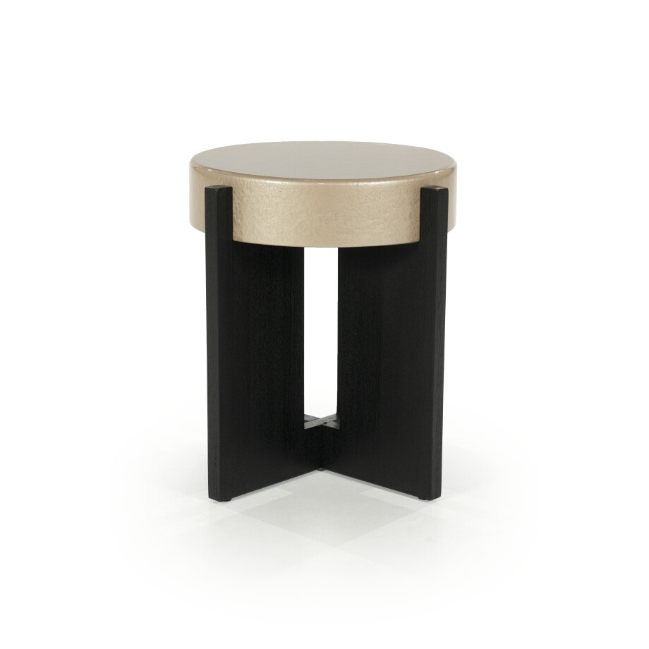 Eleonora Ronde Bijzettafel 'Juliet' 40cm, kleur Beige afbeelding 1