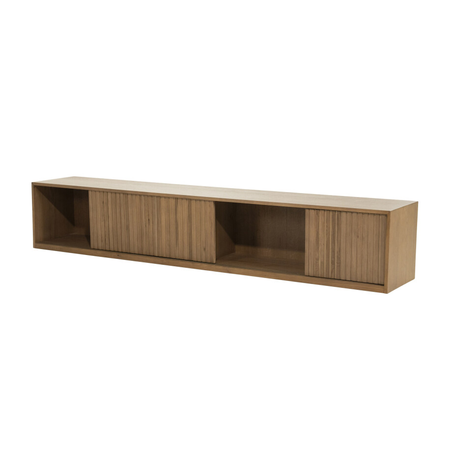 Eleonora TV-meubel 'Milo' Eiken, 240cm, kleur Bruin afbeelding 1