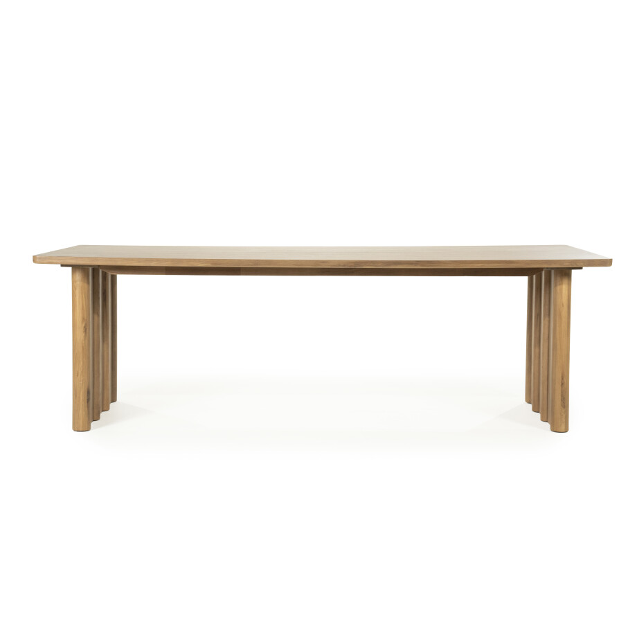 Eleonora Eettafel 'Jake' Eiken, 300 x 100cm, kleur Bruin afbeelding 1
