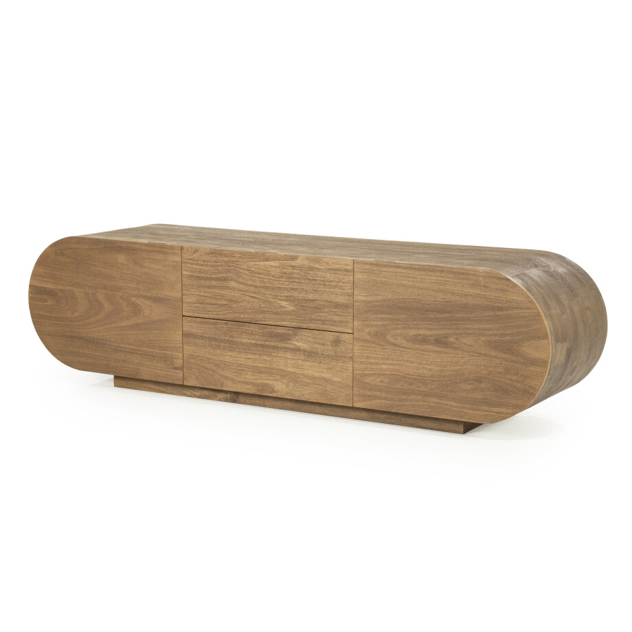 Eleonora TV-meubel 'King' Mangohout, 160 cm afbeelding 1