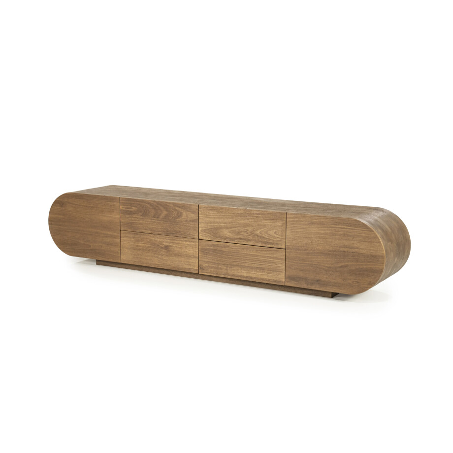 Eleonora TV-meubel 'King' Mangohout, 210cm afbeelding 1