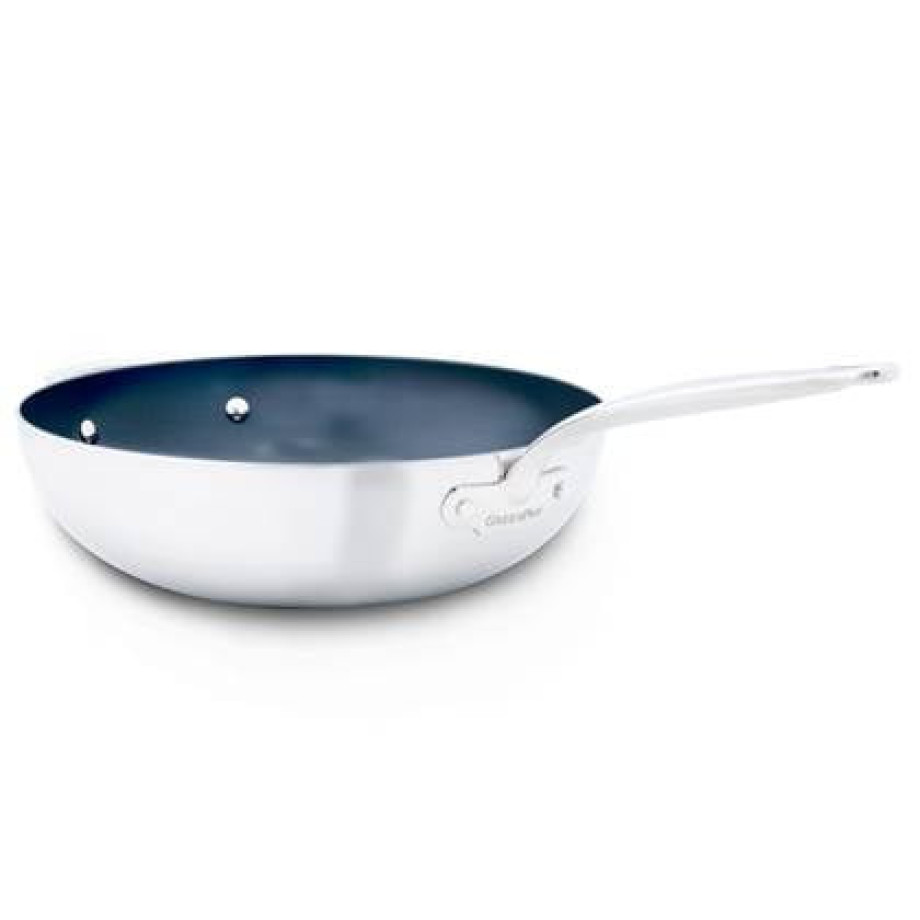 GreenPan Barcelona Evershine Wokpan Ã 30 cm - Zilver afbeelding 1