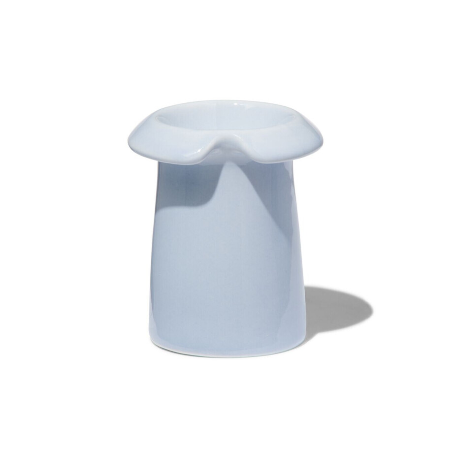 HEMA HEMA Eierdop Ø6x6.5cm Tafelgenoten New Bone Blauw (blauw) HEMA HEMA Eierdop Ø6x6.5cm Tafelgenoten New Bone Blauw (blauw) afbeelding 1