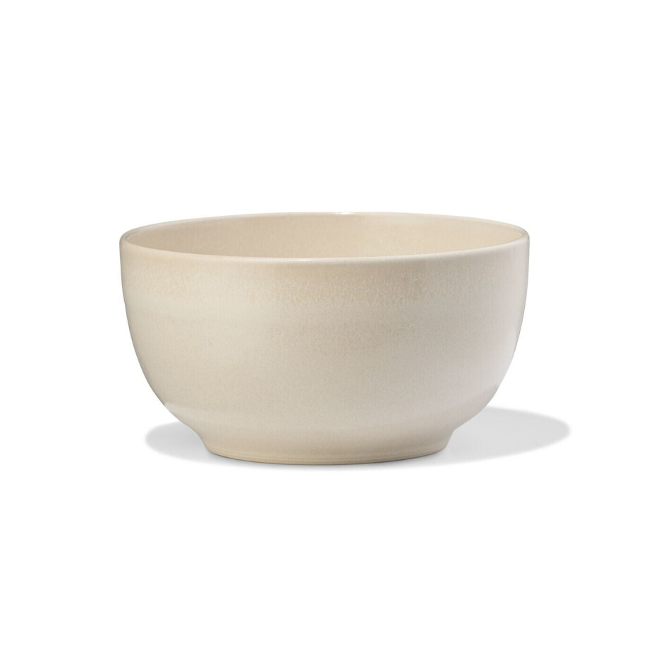 HEMA HEMA Kom Ø14cm Puur Aardewerk Gebroken Wit (gebroken wit) afbeelding 1