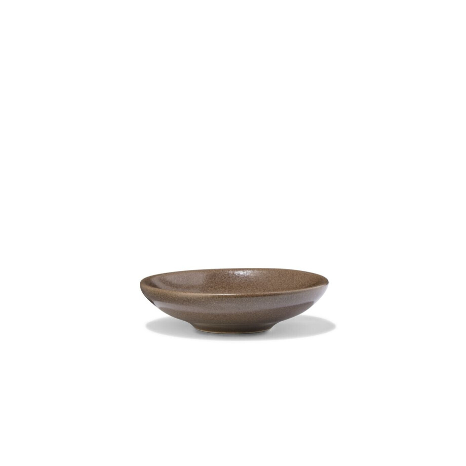 HEMA HEMA Schaaltje Ø8cm Puur Reactief Glazuur Donkerbruin (donkerbruin) afbeelding 1