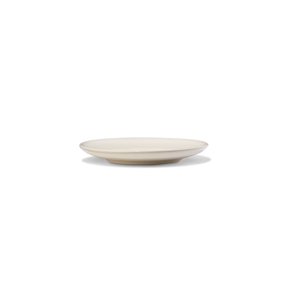 HEMA HEMA Gebaksbord Ø16cm Puur Reactief Glazuur Gebroken Wit (gebroken wit) afbeelding 1