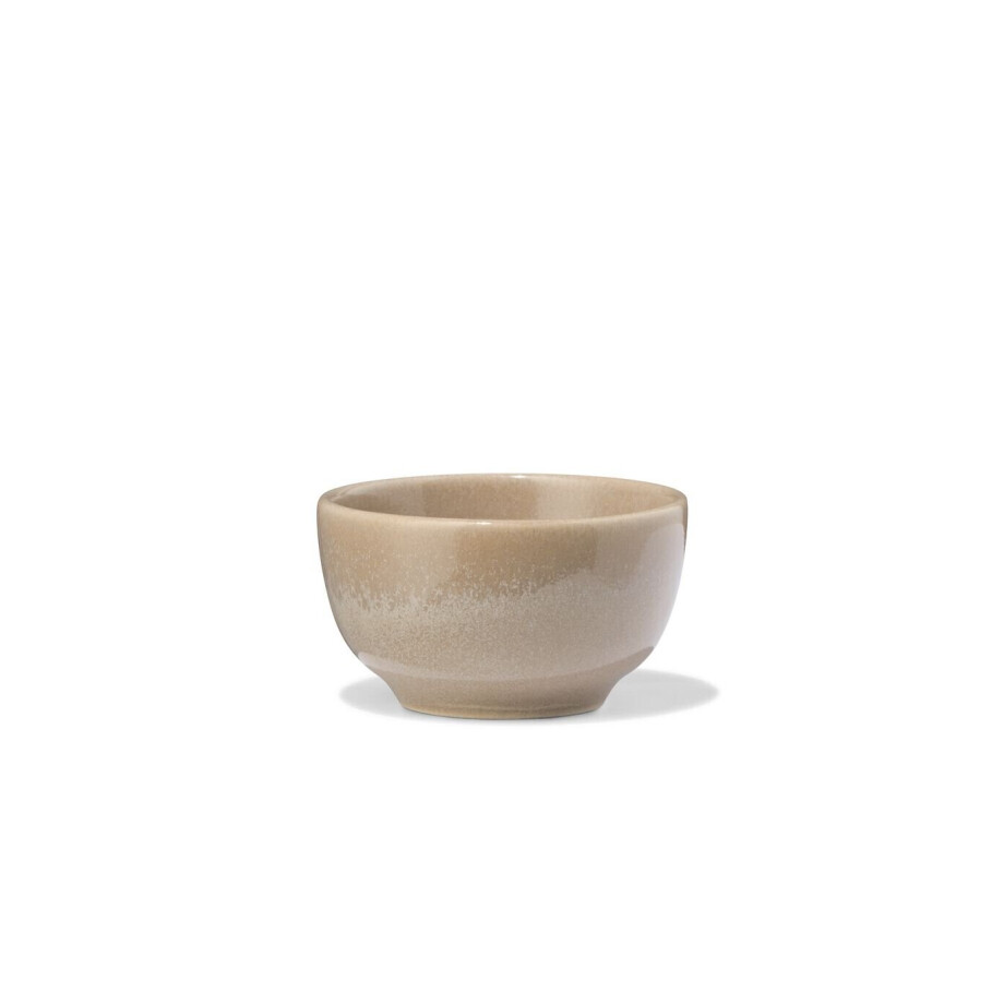 HEMA HEMA Hoog Schaaltje Ø7cm Puur Reactief Glazuur Beige (beige) afbeelding 1