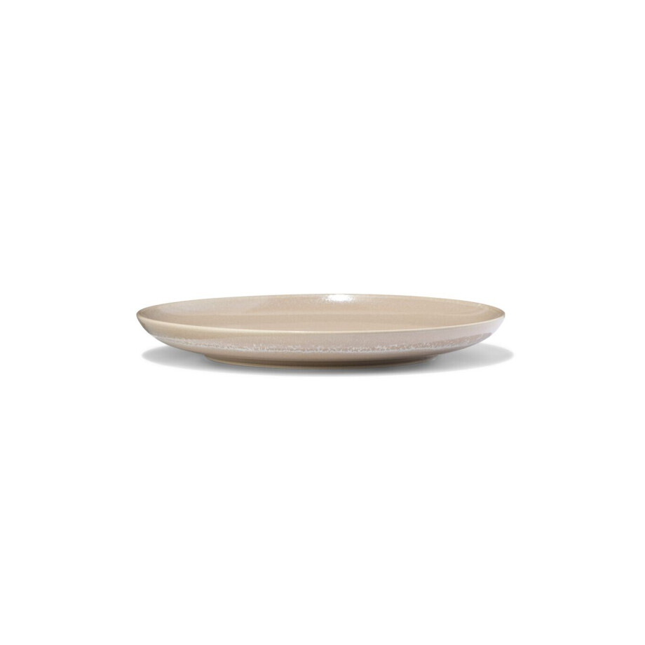HEMA HEMA Ontbijtbord ⌀21cm Puur Reactief Glazuur Beige (beige) afbeelding 1