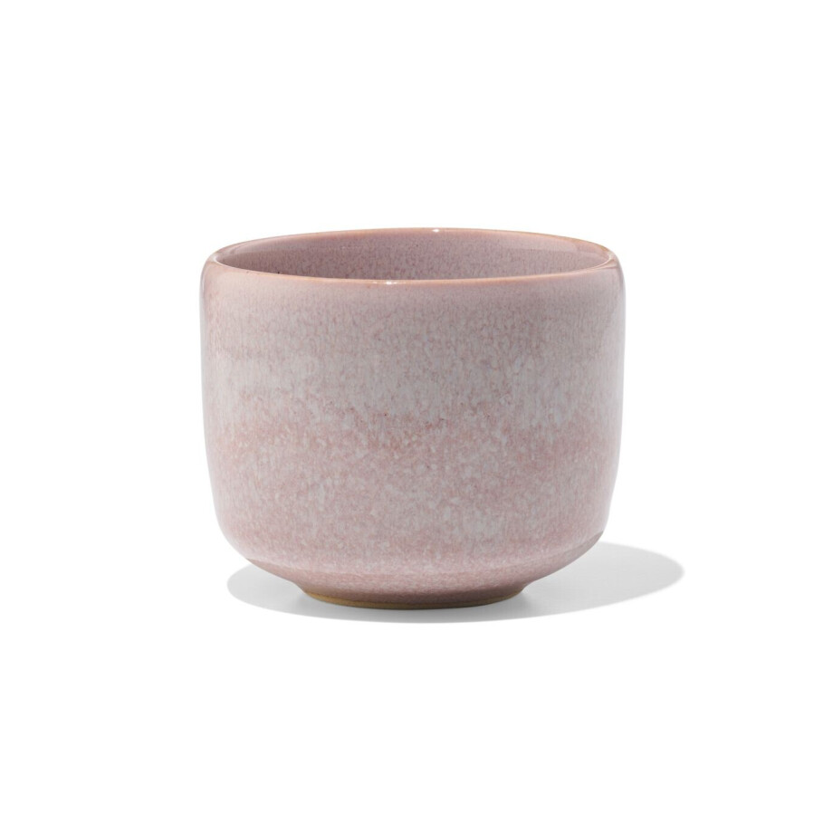 HEMA HEMA Mok 240ml Monaco Reactief Glazuur Roze (roze) afbeelding 1