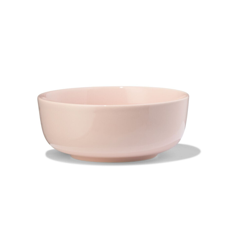 HEMA HEMA Kom Ø15cm Knap New Bone China Roze (roze) afbeelding 1