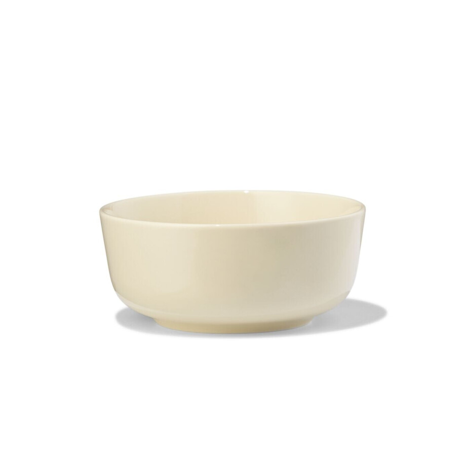HEMA HEMA Kom Ø11cm Knap New Bone China Geel (geel) afbeelding 1