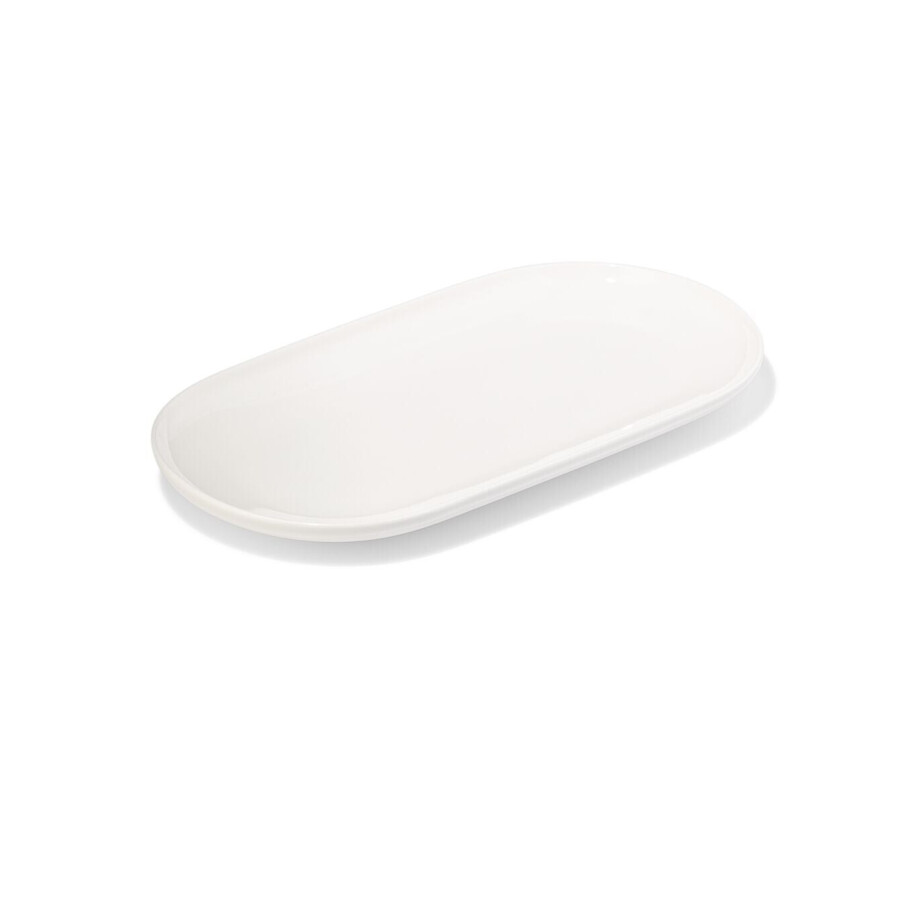 HEMA HEMA Serveerschaal 16x30cm Knap New Bone Wit (wit) afbeelding 1