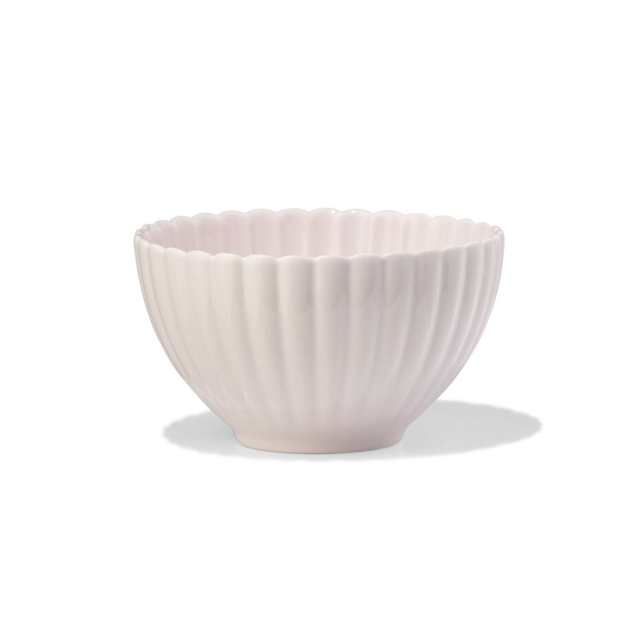 HEMA HEMA Kom Ø12cm Trend Aardewerk Roze Bloem (roze) afbeelding 1