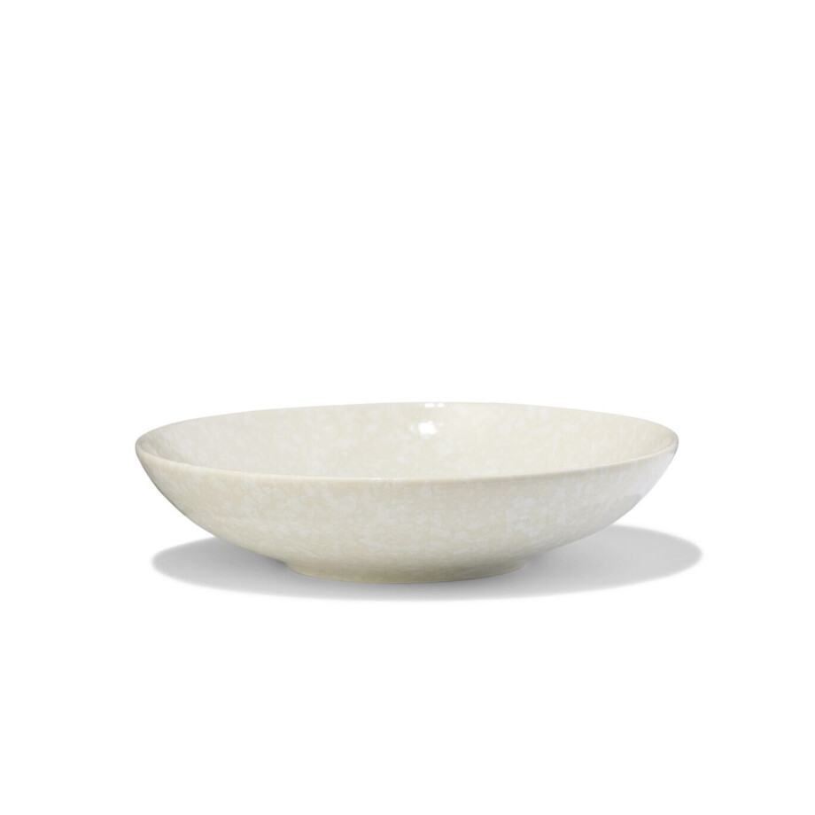 HEMA HEMA Schaaltje Laag ⌀15cm Aardewerk Spikkel Groen (groen) afbeelding 1