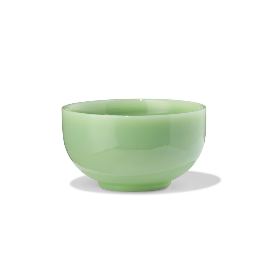 HEMA HEMA Schaaltje ⌀10cm Glas Marmereffect Groen (groen) afbeelding 1