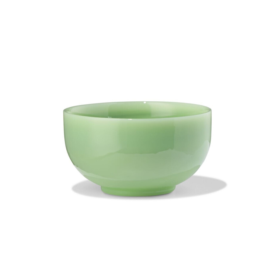 HEMA HEMA Schaaltje Ø10cm Glas Groen Marmereffect (groen) afbeelding 1