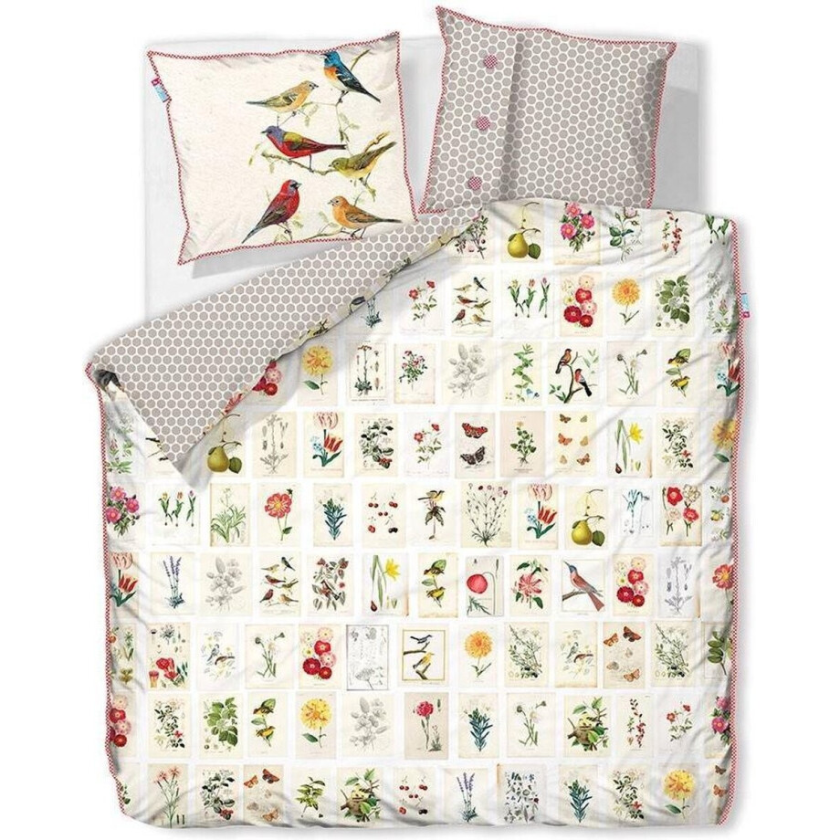 Pip Studio Botanical Paper - Sierkussen - 45x45 cm - Wit Pip Studio Botanical Paper - Sierkussen - 45x45 cm - Wit afbeelding 1