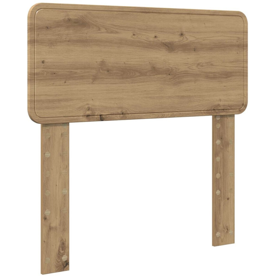 vidaXL - Hoofdbord - Artisan - Eiken - Bewerkt - hout vidaXL - Hoofdbord - Artisan - Eiken - Bewerkt - hout afbeelding 1