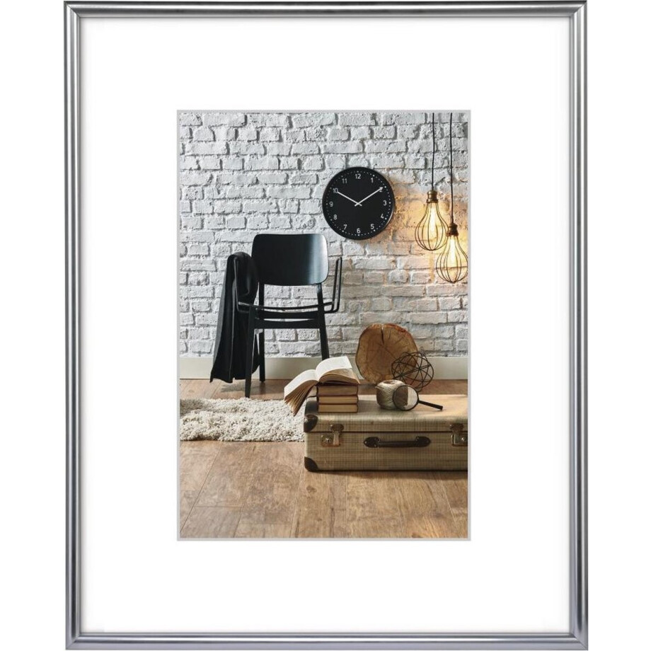 Hama Fotolijst - Sevilla - 30 x 45 cm - Mat zilver afbeelding 1
