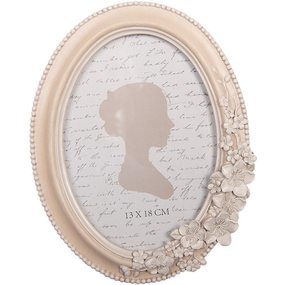 Clayre & Eef Fotolijst 13x18 cm Beige Kunststof afbeelding 1