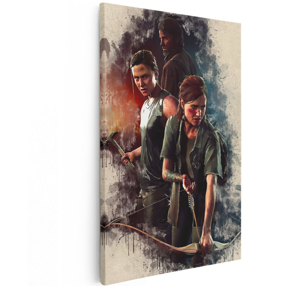 Artaza Canvas Schilderij Game The Last of Us - 100x150 cm - Groot - Muurdecoratie - Canvas Print afbeelding 1