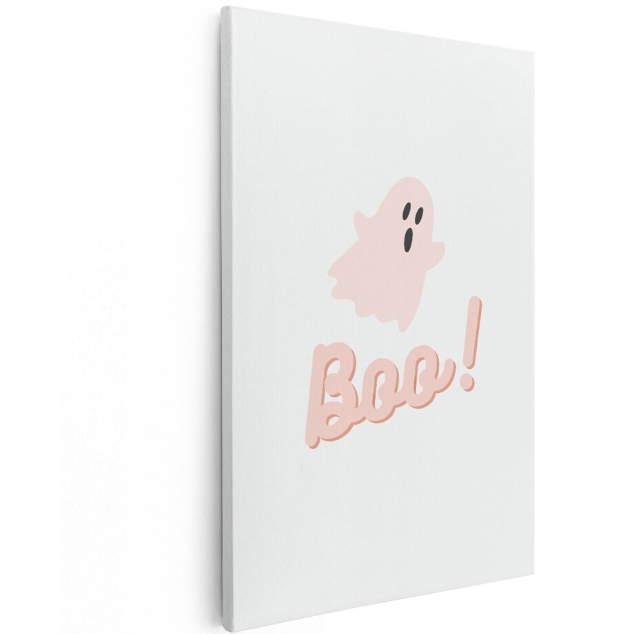 Artaza Canvas Schilderij Spookje Boo - 120x180 cm - Groot - Wanddecoratie Kinderkamer - Muurdecoratie Roze - Decoratie Kinderkamer Schilderij Artaza Canvas Schilderij Spookje Boo - 120x180 cm - Groot - Wanddecoratie Kinderkamer - Muurdecoratie Roze - Decoratie Kinderkamer Schilderij afbeelding 1