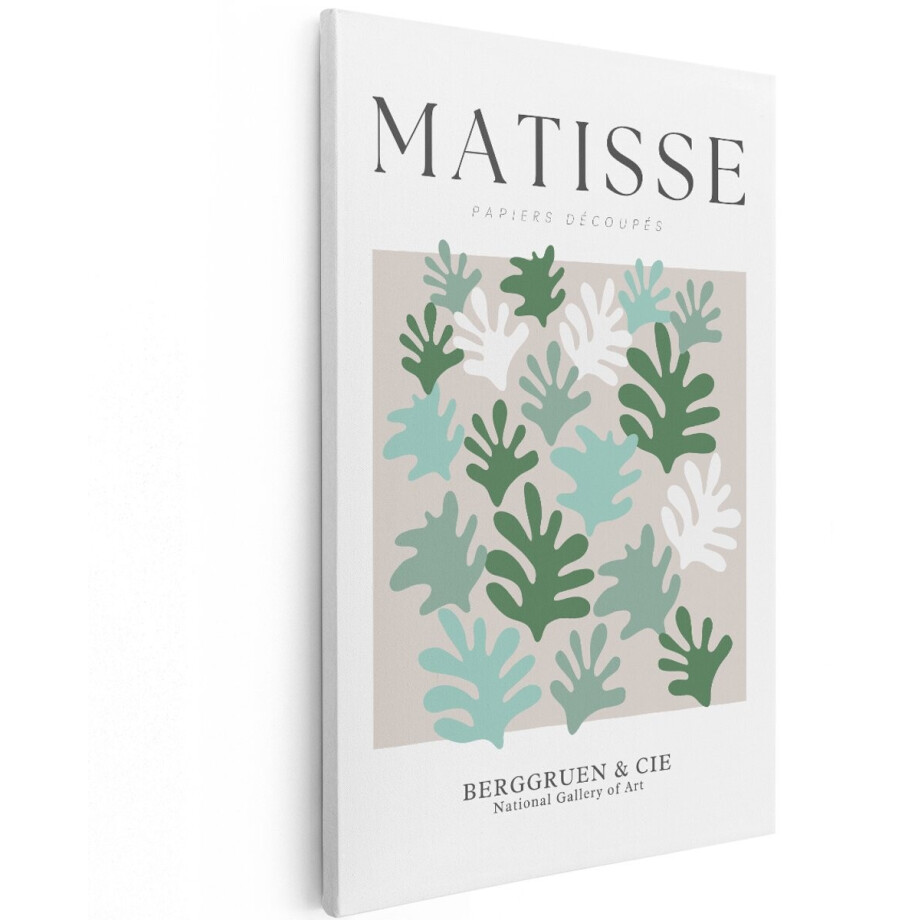 Artaza Canvas Schilderij Matisse Papiers Découpés - 20x30 cm - Wanddecoratie Abstract - Muurdecoratie Groen - Schilderijen Op Canvas Artaza Canvas Schilderij Matisse Papiers Découpés - 20x30 cm - Wanddecoratie Abstract - Muurdecoratie Groen - Schilderijen Op Canvas afbeelding 1