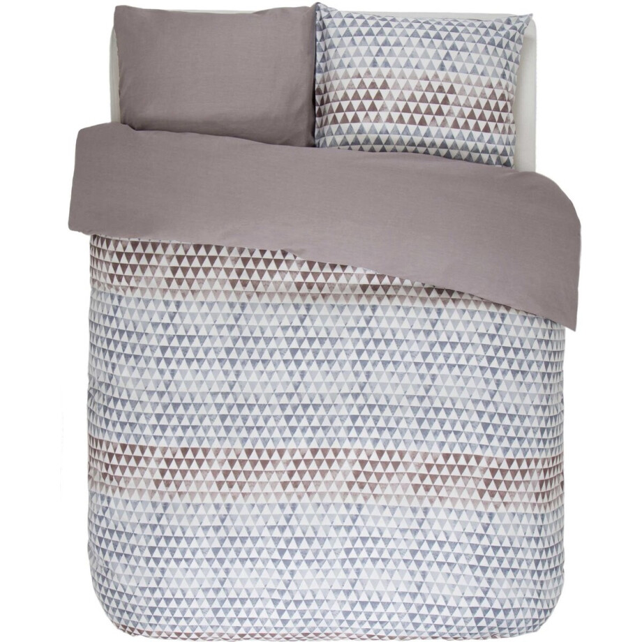 Esprit Yelka Dekbedovertrek - Tweepersoons - 200x200/220 cm - Grey afbeelding 1