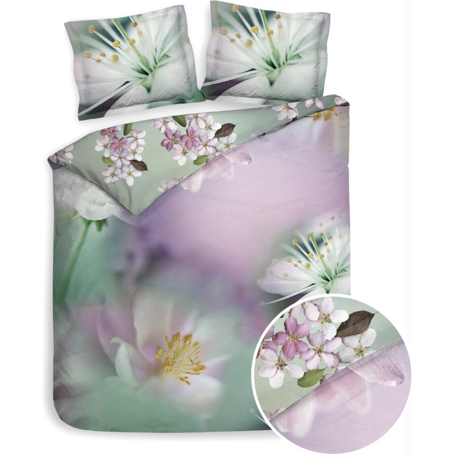 Heckett & Lane Fabio Dekbedovertrek - Lits-jumeaux - 240x200/220 cm - Pink Heckett & Lane Fabio Dekbedovertrek - Lits-jumeaux - 240x200/220 cm - Pink afbeelding 1