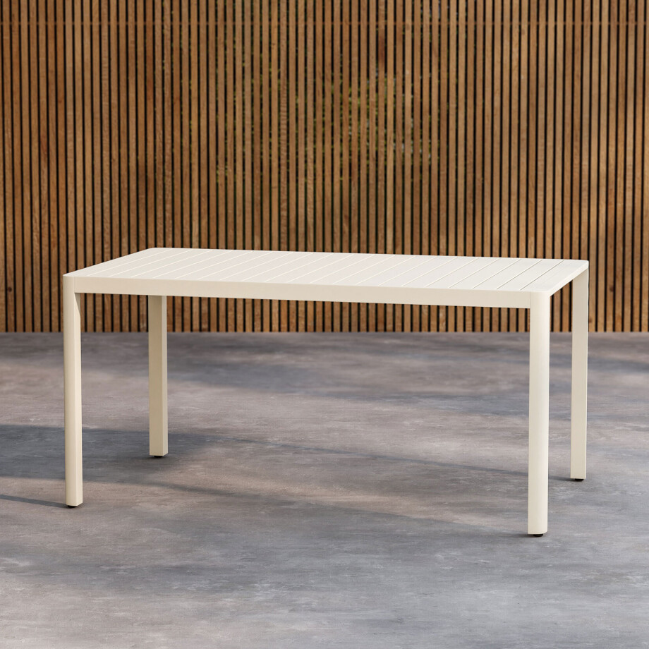 Nohr Tuintafel 'Lateasha' 150 x 85cm, kleur Beige afbeelding 1