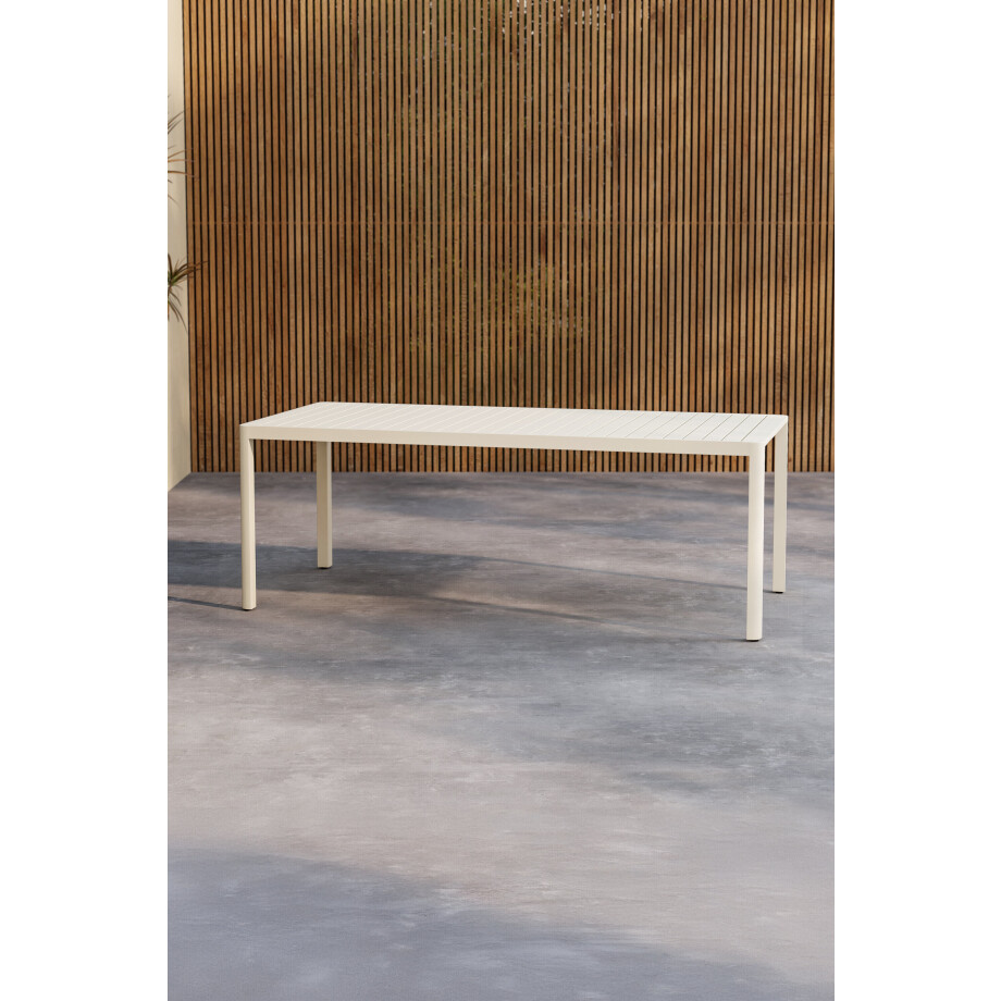 Nohr Tuintafel 'Lateasha' 200 x 90cm, kleur Beige afbeelding 1