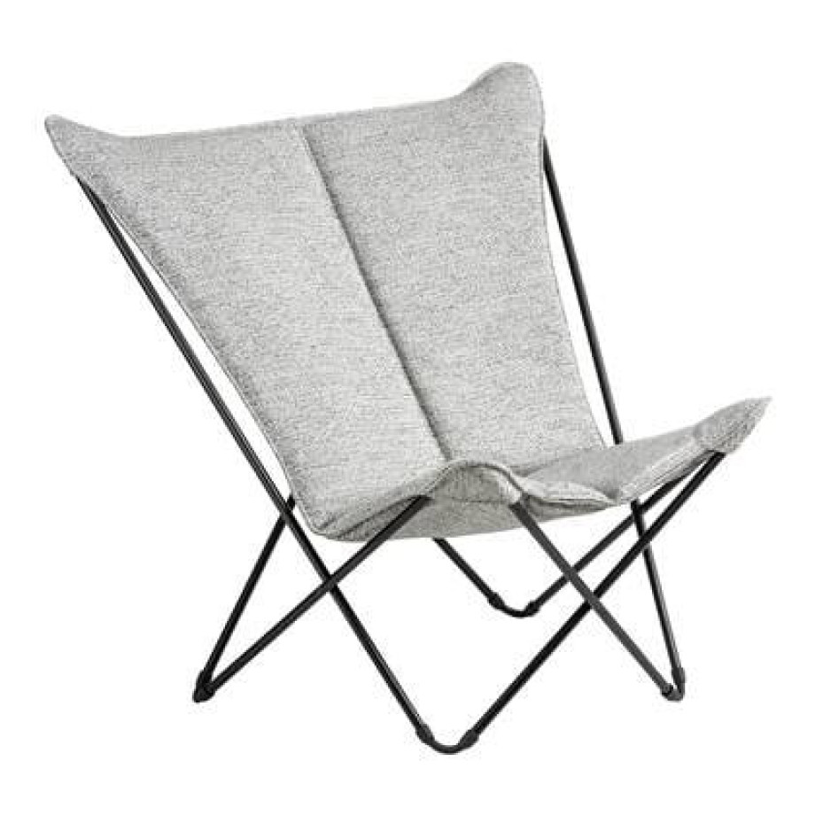 Lafuma Sphinx Sunbrella Loungestoel - Graniet afbeelding 1