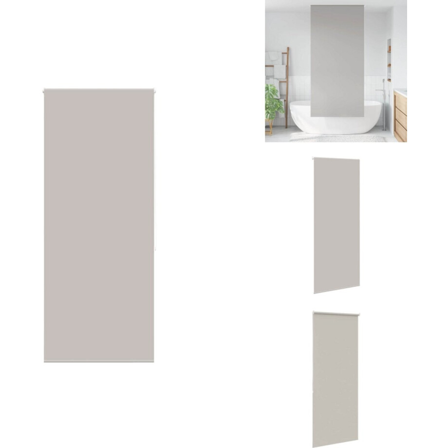 vidaXL Douche Rolgordijn - Douche Rolgordijnen - Doucherolgordijn - Douche Rolgordijn - Doucherolgordijn 110x240 cm stofbreedte 106 cm vidaXL Douche Rolgordijn - Douche Rolgordijnen - Doucherolgordijn - Douche Rolgordijn - Doucherolgordijn 110x240 cm stofbreedte 106 cm afbeelding 1