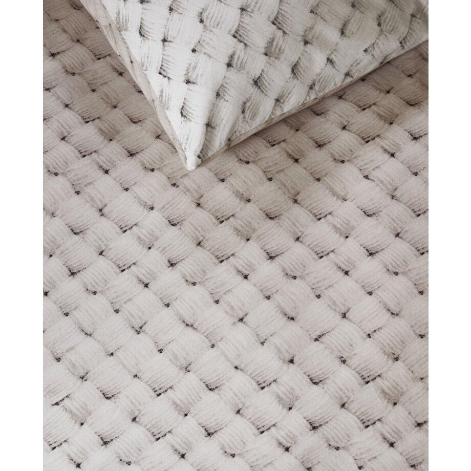 Rivièra Maison Woven Wool kussensloop - Naturel - 60 x 70 cm afbeelding 1
