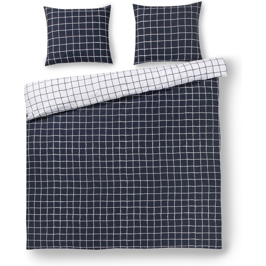 Day Dream Pablo Dekbedovertrek - Litsjumeaux - 240x200/220 cm - Blauw Day Dream Pablo Dekbedovertrek - Litsjumeaux - 240x200/220 cm - Blauw afbeelding 1