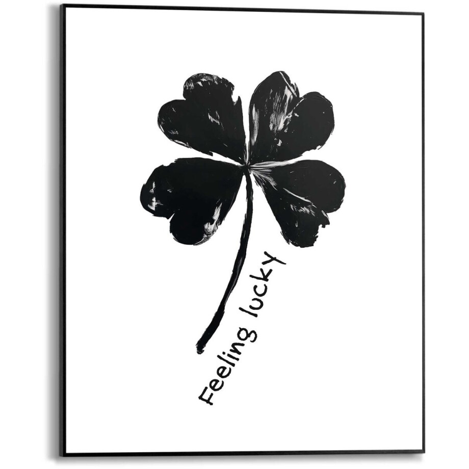 Schilderij Feeling Lucky - 50 x 40 - Hout - REINDERS Schilderij Feeling Lucky - 50 x 40 - Hout - REINDERS afbeelding 1