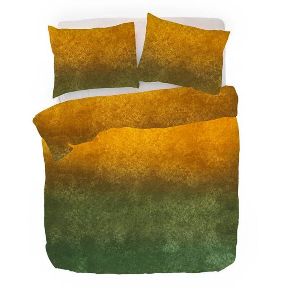Kayori Gassho Dekbedovertrek - Extra breed - 260x200/220 cm - Oranje afbeelding 1
